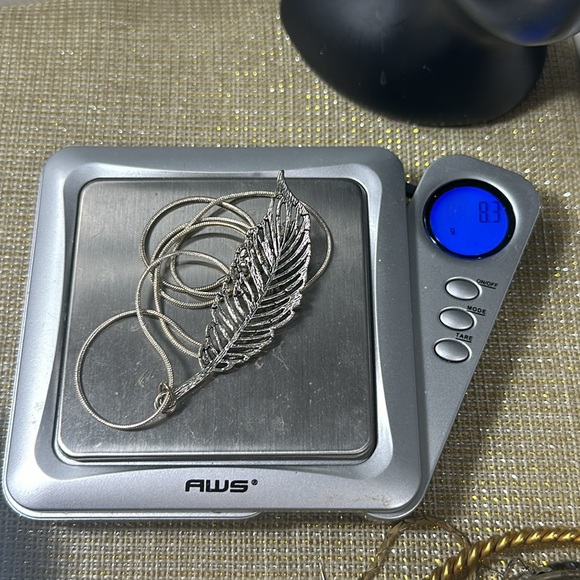 Light As A Feather Pendant Necklace 925 Sterling Silver - Picture 6 of 9